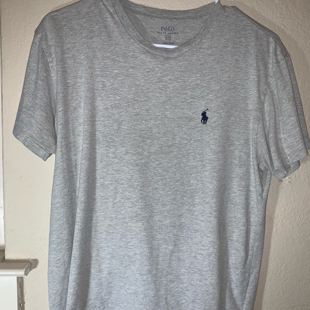 Heather Grey Men’s Polo Tee